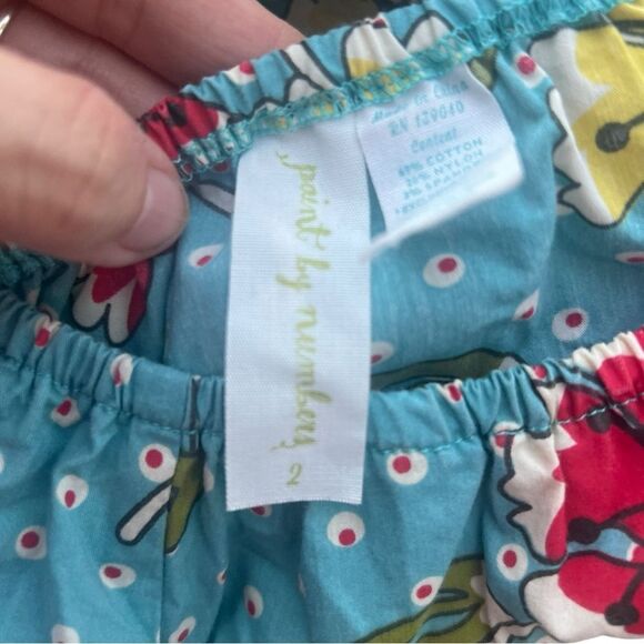 Matilda Jane Floral Dot Hot Air Balloon Apron Dress Paint By Numbers Size 2 - Picture 6 of 8